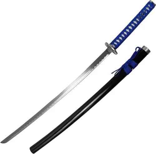 Vista 2 de Anime - Espada samurái de fantasía de 41 pulgadas con metal Tsuba Samurai Champloo Jin