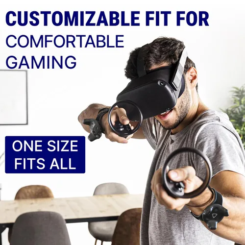 Vista 50 de Skywin VR Tracker Belt & VR Tracker Straps for HTC Vive System, 2 Pack Adjustable Belt and Hand Straps for VR Full Body Tracking