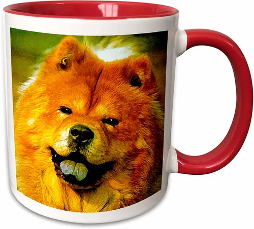 Vista 8 de Perros – Chow Chow Chow Chow – Tazas, Negro/Blanco