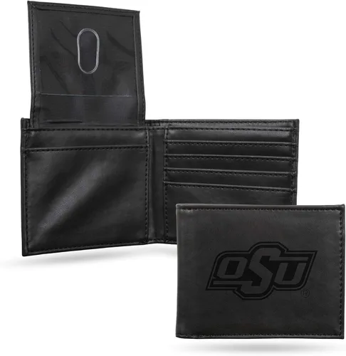 Vista 18 de NCAA Rico Industries Cartera Billetera con Grabado Láser Cartera Billetera con Grabado Láser - Diseño Delgado - Gran Regalo