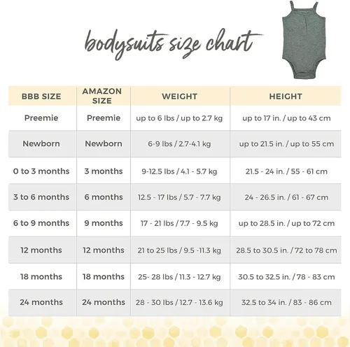 Vista 3 de Burts Bees Baby Body camisola clásica unisex para niños