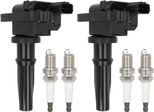 Vista 24 de ECCPP Bobinas de encendido compatibles con Dodge Caravan, B150, B250, B350, B2500, B3500, Dakota 1991-1997, repuesto para UF97 5C1707 para viajes