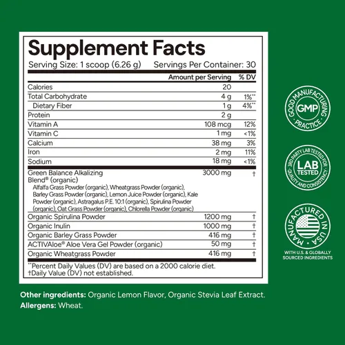 Vista 8 de Univera Metagreens, polvo de mezcla de superalimentos verdes, mezcla de batidos con espirulina orgánica, antioxidantes vitales, alcalinizar