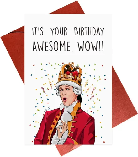 Vista 10 de Gonzey Tarjeta de cumpleaños de The Office, tarjeta de cumpleaños de Dwight Schrute, tarjetas de cumpleaños de programas de televisión para él y ella