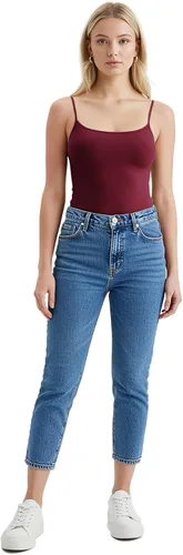 Vista 273 de Emmalise Camisola larga casual básica para mujer, con tirantes ajustables, top en capas