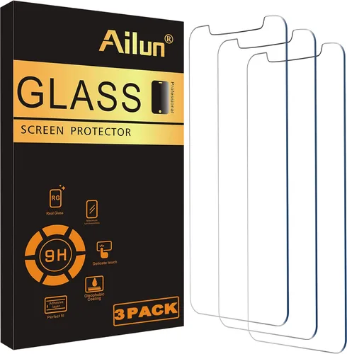 Vista 15 de Ailun - Protector de pantalla Apple iPhone 11 Pro/iPhone Xs/iPhone X, pantalla de 5.8 pulgadas, vidrio templado 2.5D, para la mayoría de las fundas