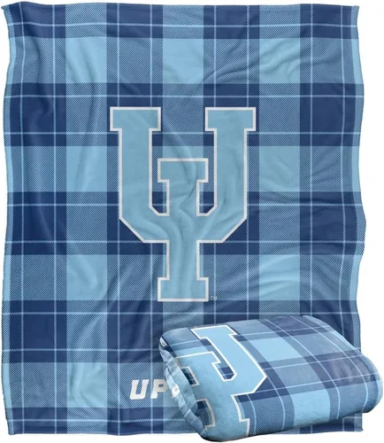 Vista 181 de LOGOVISION St John's University Campus Plaid Spirit Silky Touch Manta súper suave 36 x 58 pulgadas