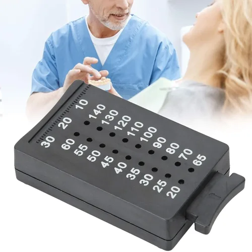 Vista 7 de Gutta Percha Cutter Regla de medición Endodontic Span Medida Escala Herramienta Dental