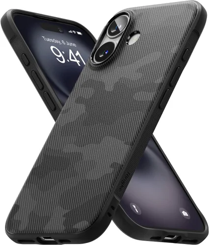 Vista 10 de Ringke Onyx - Funda para iPhone 15 Case, [Se Siente Bien en la Mano] resistente al aceite y a la suciedad, cubiertas individuales para lentes