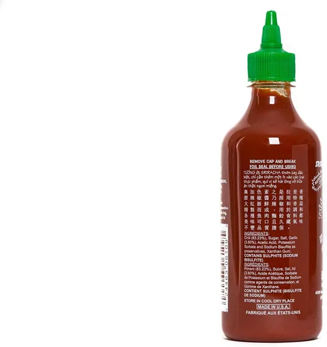 Vista 2 de Sriracha - Paquetes de salsa de chile picante, paquete para llevar, paquetes de 0.25 oz (paquete de 25)