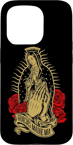 Vista 14 de Our Lady Virgen De Guadalupe Virgen Mary Gracias Madre Mía - Carcasa para iPhone 17