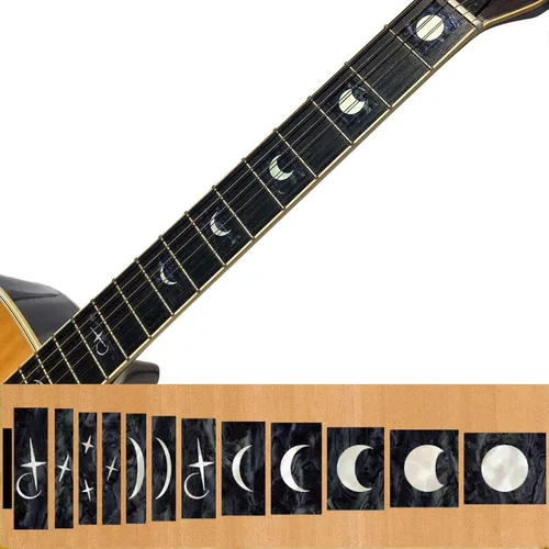 Vista 5 de Jockomo - Adhesivo metálico con incrustaciones de guitarra celta