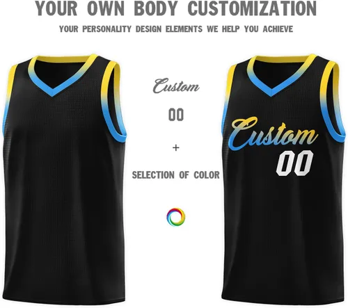 Vista 3 de Traje de jersey de baloncesto personalizado para niños y adultos, camisas atléticas personalizadas, nombre impreso, número de equipo, logotipo