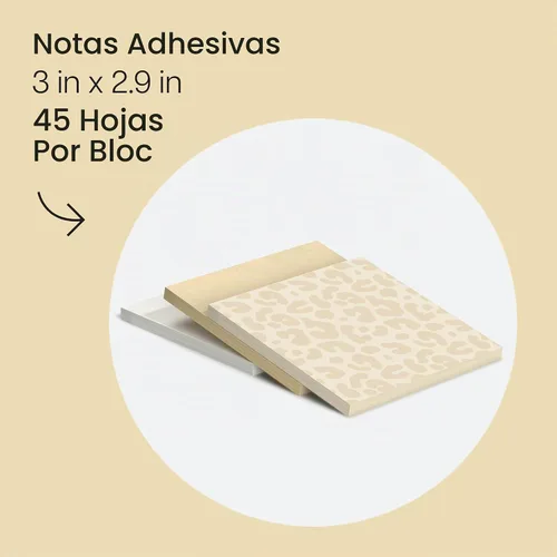 Vista 2 de Post-it Patrones pulidos, 3 x 3 pulgadas, 3 blocs de notas adhesivas