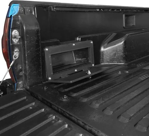 Vista 4 de Hooke Road Tacoma - Tapa de bloqueo de seguridad para cama, almacenamiento adicional, compatible con camioneta Toyota Tacoma 2005-2023 de 2ª y 3ª
