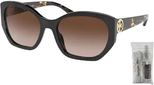 Vista 2 de Tory Burch TY7141 Rectangle Sunglasses for Women + BUNDLE with Designer iWear Eyewear Care Kit