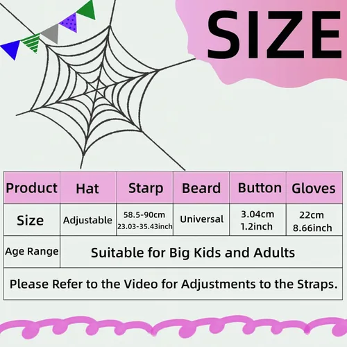 Vista 6 de Bros Mary & Luigi - Disfraz de sombrero de bigote, guantes y botones, disfraz de cosplay para adultos, mujeres, hombres y niños, disfraz de Halloween