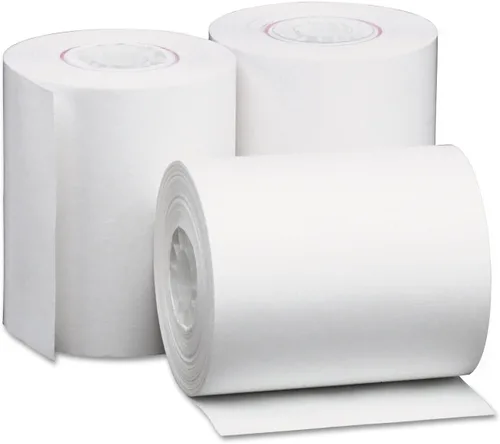 Vista 3 de Universal Rollos de papel de impresión térmica directa, 3.13 "x 273 pies, blanco, 50/cartón