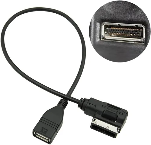 Vista 6 de Fydun Adaptador USB, interfaz de música USB AMI MMI AUX MP3 Cable adaptador para S4 S5 S6 4F0051510G