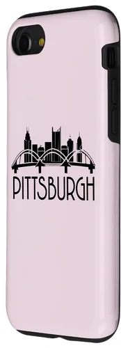 Vista 37 de iPhone 16 Pittsburgh Skyline 412 Steel City Case