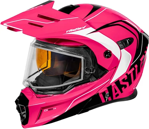 Vista 14 de Castle X CX950 V2 Fierce - Casco modular para nieve (negro mate/uva - XS)