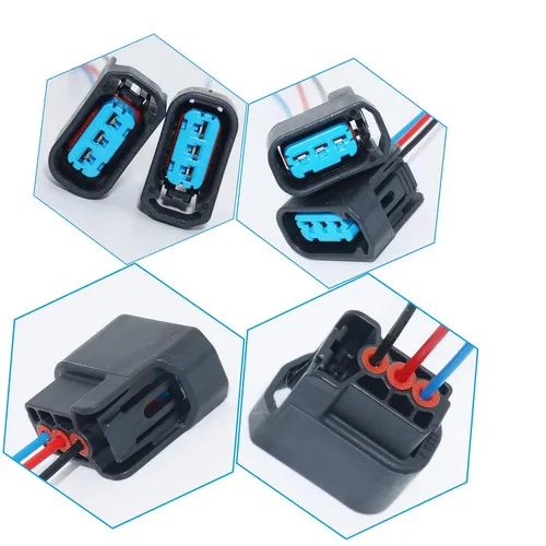 Vista 2 de Chenx 4 juegos de conectores de bobina de encendido para Honda Accord Odyssey cívico CRV compatible con enchufe de mazo de cables de bobina