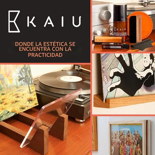 Vista 8 de KAIU Marco de Discos de Vinilo – Marcos de Álbum de Madera Maciza para Discos de Vinilo, Accesorios, Regalos para Montar en la Pared, Cubierta