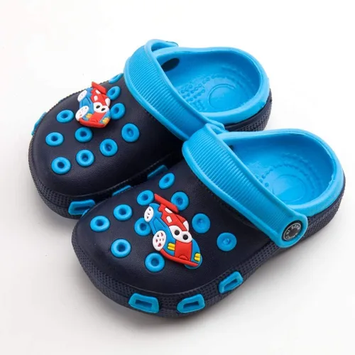 Vista 4 de Babelvit Toddler Kids Boys Girls Cute Garden Clogs Water Sandals Slip On Shoes Slides Light Summer Children Beach Pool Play Slipper