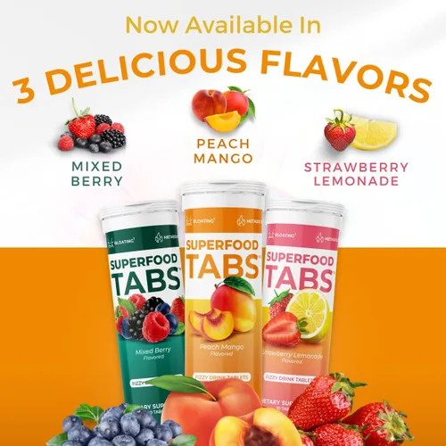 Vista 5 de Superfood Tabs skinnytabs - Bebida limpiadora antihinchazón con 15 superalimentos, apoya la digestión, la energía y los antojos, vegano, sin OMG, 30