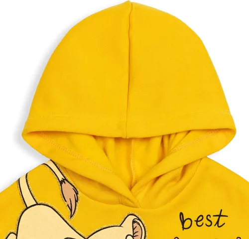 Vista 6 de Disney Lion King Simba - Sudadera con capucha y forro polar cruzado para niñas