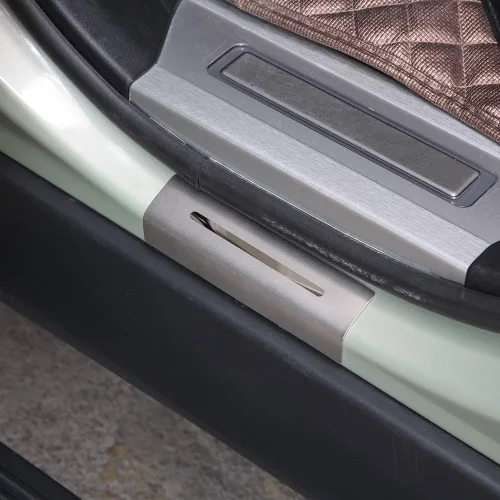 Vista 4 de Placa de acero inoxidable para puerta exterior para Range Rover Sport Vogue 2014-2017 accesorios de coche, estilo 1
