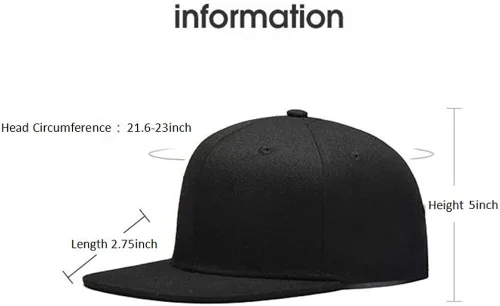 Vista 4 de Unisex Men Women Adjustable Cap Baseball Hat