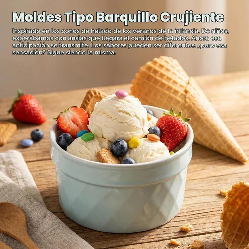 Vista 2 de Ramequines de 8 oz (6 PS, azul) adecuados para usar en el horno
