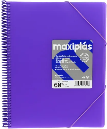 Vista 4 de Grafoplas 39834021 - Carpeta para archivadores y bolsillos, tamaño A4
