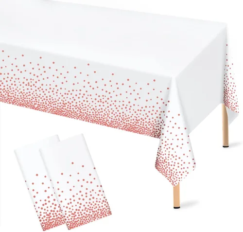 Vista 49 de Mulbozy 2 piezas de mantel de plástico negro para mesa rectangular, 54 × 108 pulgadas, fundas desechables de mesa para fiestas negras