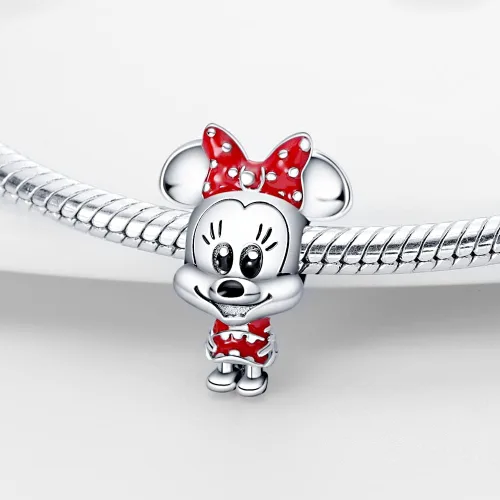 Vista 2 de Bead Charms fit Pandora Bracelet, 925 Sterling Silver Pendant Charm with 5A Cubic Zirconia for Necklace and Bracelet Birthday Mothers Day Jewelry