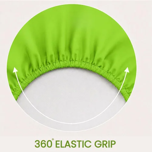 Vista 175 de Sábana bajera ajustable de lujo suave de 600 hilos, 100% algodón egipcio, sábana bajera ajustable individual con elástico alrededor, se adapta a