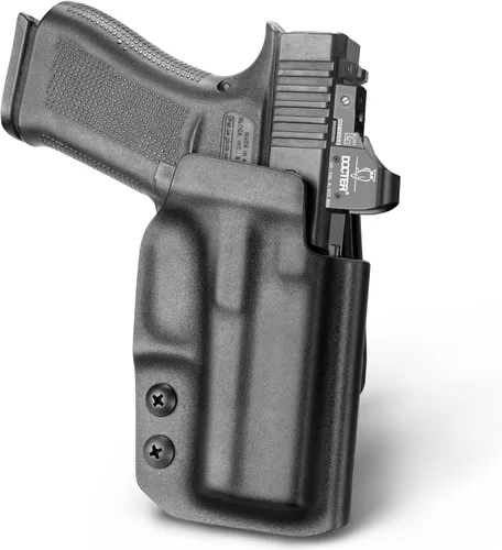 Vista 7 de OWB Funda Kydex Compatible con Springfield Hellcat, Glock 43, M&P 9MM/.40 M2.0 y Shield con Láser, S&W SD9 VE/SD40 VE, Taurus G2C/G3C/PT111/PT140