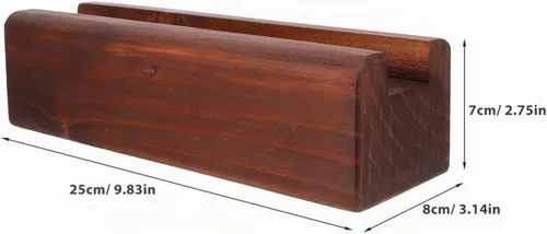 Vista 2 de Uonlytech - Base de espejo de piso de madera para soporte de longitud completa para marco de fotos de piso, marco de fotos, pintura fácil