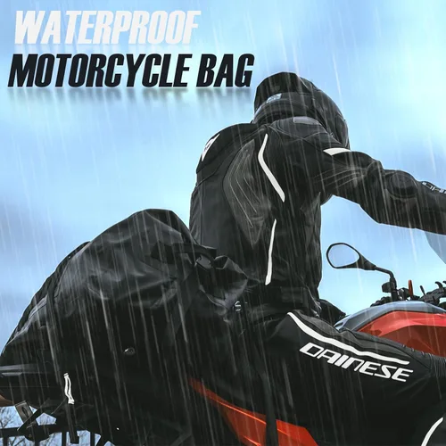 Vista 8 de Bolsa seca impermeable para motocicleta 65L