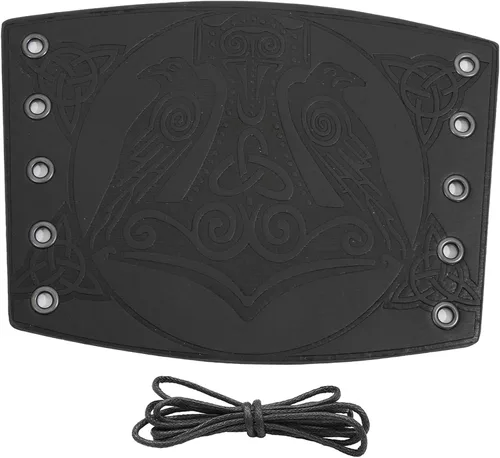 Vista 6 de Brazalete de cuero para hombre, mujer, 2