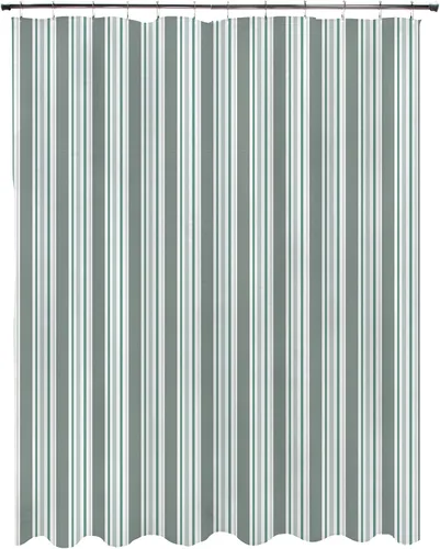 Vista 10 de Kenney KN61443 - Forro de cortina de ducha de PEVA impermeable de calibre 5 con ojales de metal resistentes al óxido y dobladillo magnético