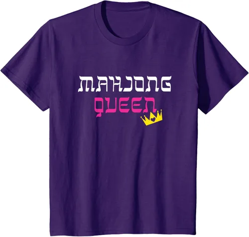 Vista 4 de Mahjong Queen Shirt: Mahjongg Mah-jong Chinese Jewish Game