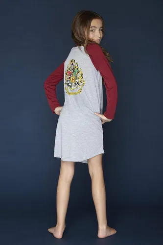 Vista 6 de Harry Potter - Vestido de noche raglán de manga larga Hogwarts