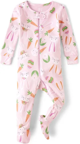 Vista 33 de The Children's Place - Pijamas de algodón a juego para la familia, temática de Pascua