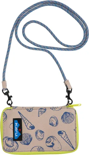 Vista 6 de KAVU Go Time Cartera Cruzada Plegable Bi-Fold con Correa de Cuerda Teñido anudado de playa