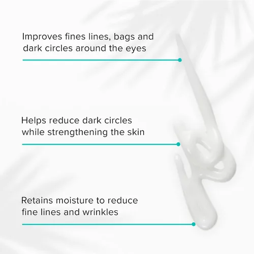 Vista 4 de ClarityRx Easy On The Eyes Crema suavizante para los ojos, tratamiento natural antienvejecimiento para debajo de los ojos con ácido hialurónico