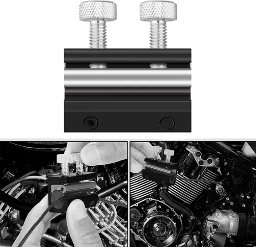Vista 4 de Lubricador de cable Lubricante Luber Lube Herramienta de engrasador Doble Abrazadera para Motocicleta ATV Dirtbike Scooter Bike