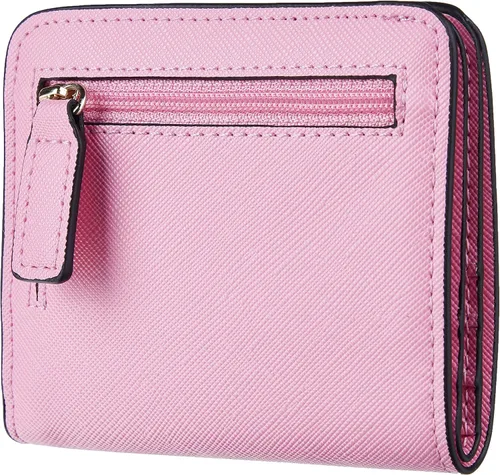 Vista 5 de Toughergun - Cartera de cuero genuino de lujo para mujer con cierre Rfid y ventana de identificación