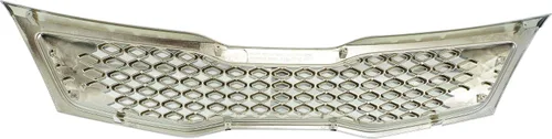 Vista 5 de Compatible con 11-13 Optima Korea - Parrilla frontal incorporada en negro con moldura cromada